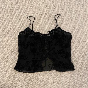 Black Lace Top